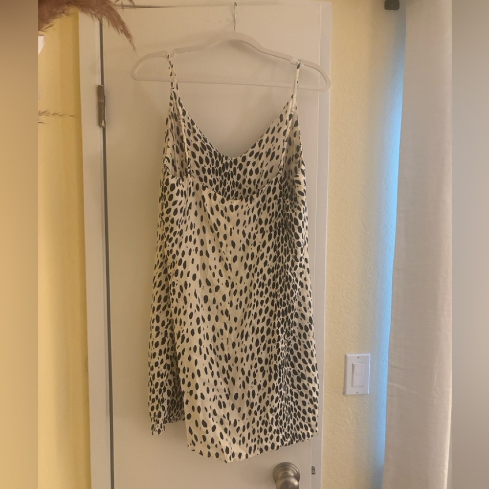 Reformation Black and White Snakeskin Dress - Picture 2 of 4
